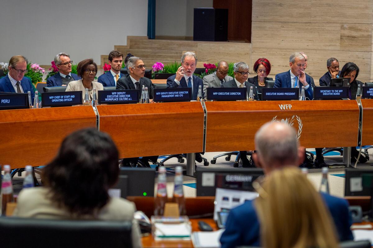 Opening remarks by the WFP Executive Director, Mr David Beasley. Photo: © WFP/Giulio d'Adamo