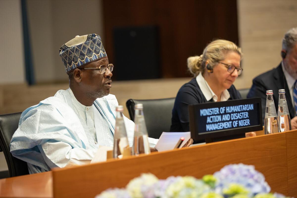 In the Photo: H.E. Laouan Magagi, Minister of Humanitarian Action and Disaster Management of Niger and H.E. Svenja Schulze, Federal Minister for Economic Cooperation and Development of Germany. Photo: WFP/Massimo Tartaglia