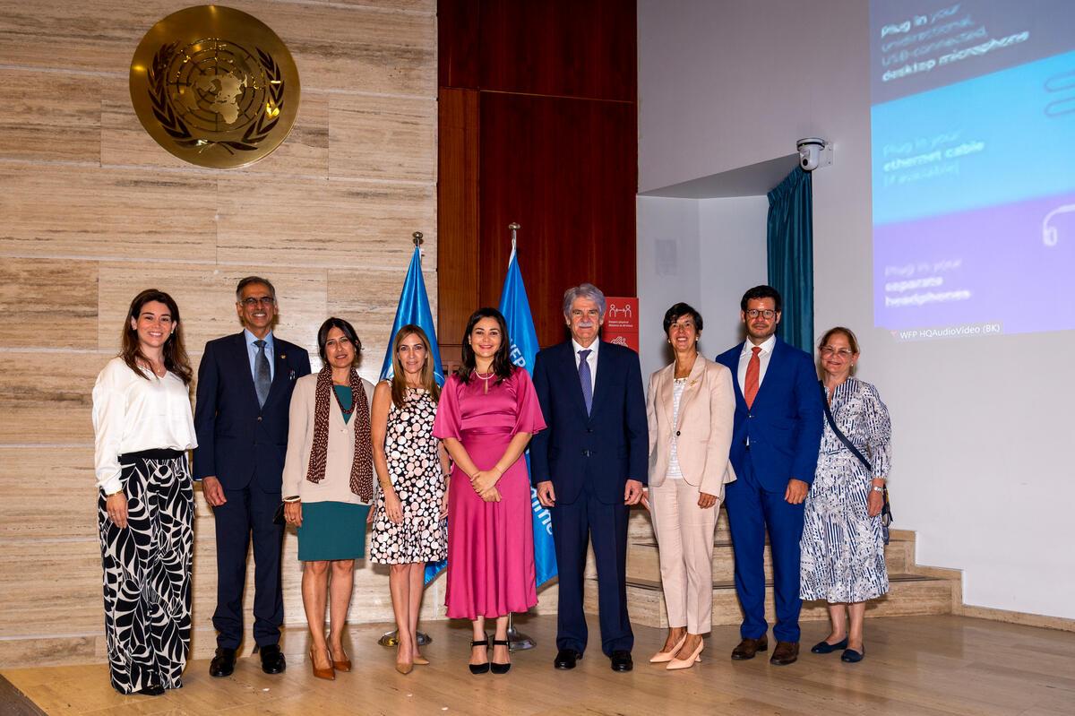 In the Photo: "Group of Friends of the United Nations Humanitarian Response Depot" side event on the margins of the Annual Session of the Executive Board 2022 (EB.A/2022). Photo: WFP/Giulio d'Adamo