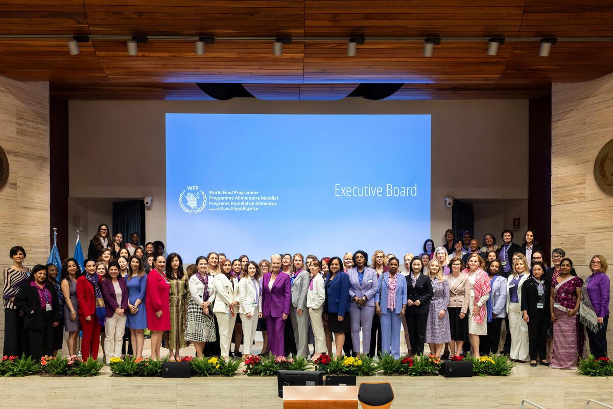 June 24, 2024. The WFP Executive Board commemorates the International Day of Women in Diplomacy. Photo: WFP/Matteo Minnella