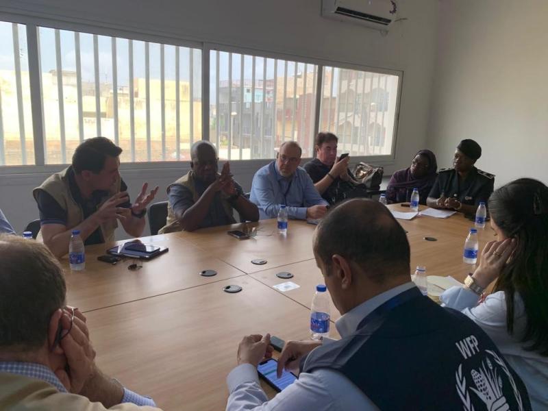 Group 2 of the delegation visiting a project site from Dakar.