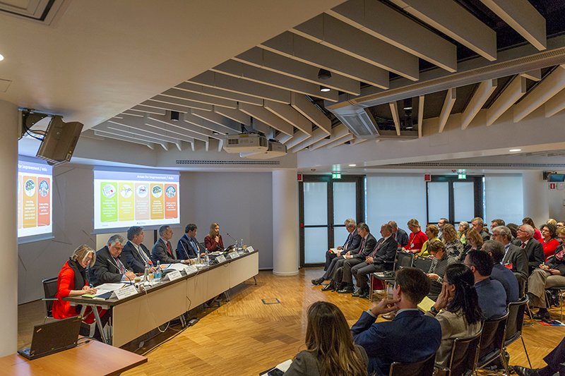 Denmark and United States of America co-sponsored launch of the Multilateral Organisation Performance Assessment Network (MOPAN) assessment of WFP (2016–2018) (released in February 2019). - Photo Credit: WFP/Giulio d'Adamo