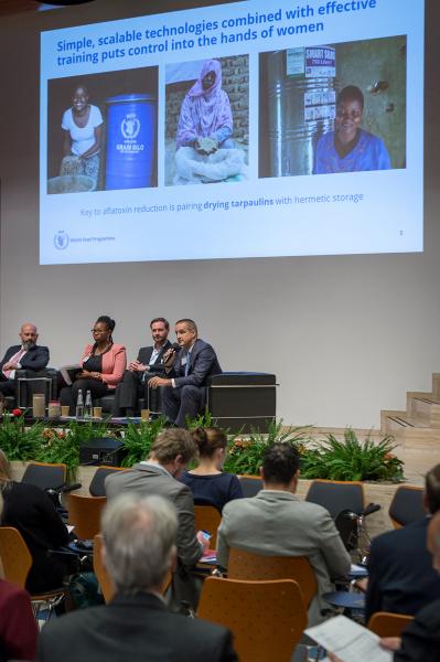 Side event sponsored by WFP East and Central Africa Regional Bureau and Global Post-Harvest Knowledge and Operations Centre on Zero Food Loss Initiative. Photo Credit: WFP/Giulio D'Adamo