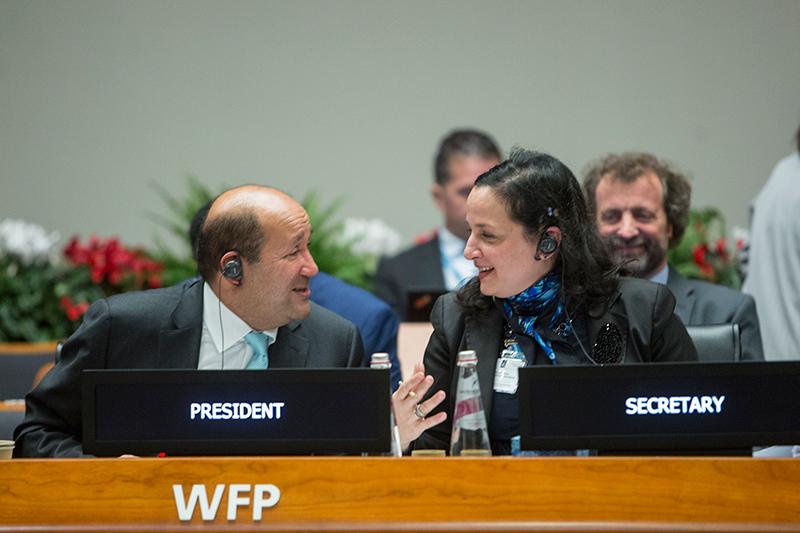Monday afternoon session. Photo Credit: WFP/Giulio Napolitano