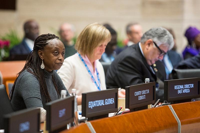 Thursday morning session. Photo Credit: WFP/Giulio Napolitano