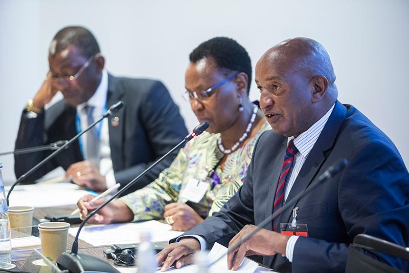 Regional Bureau for Southern Africa and Zimbabwe Country Office side event: Zimbabwe: Scaling Up the Triple Nexus in the Wake of an Unprecedented Humanitarian Response. Photo Credit: WFP/Giulio Napolitano