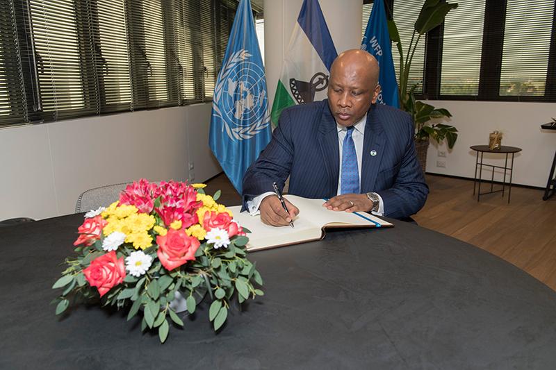 Special Guest: His Majesty King Letsie III of the Kingdom of Lesotho_Photo Credit: WFP/Rein Skullerud