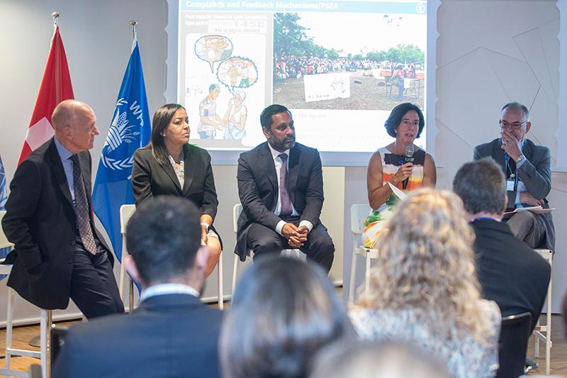 Switzerland protection side event: Moving Forward on Protection - How WFP is Building Safer Environments for Beneficiaries_Photo Credit: WFP/Giulio Napolitano