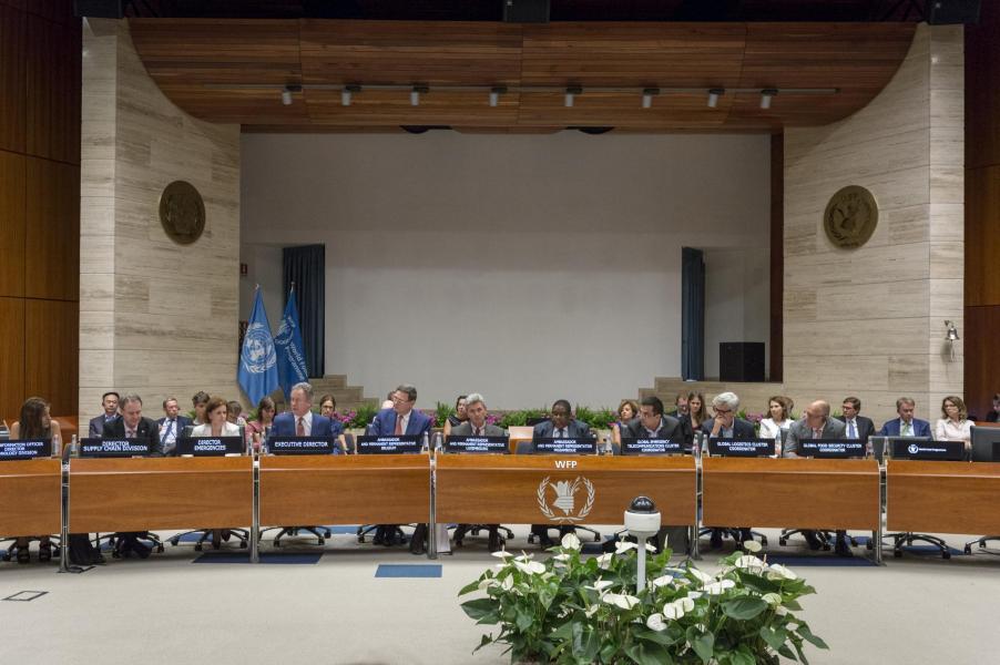 Belgium, Luxembourg and Mozambique co-hosted cluster side event: Coordination in Emergencies - The Role of Clusters_Photo Credit: WFP/Giulio D'Adamo