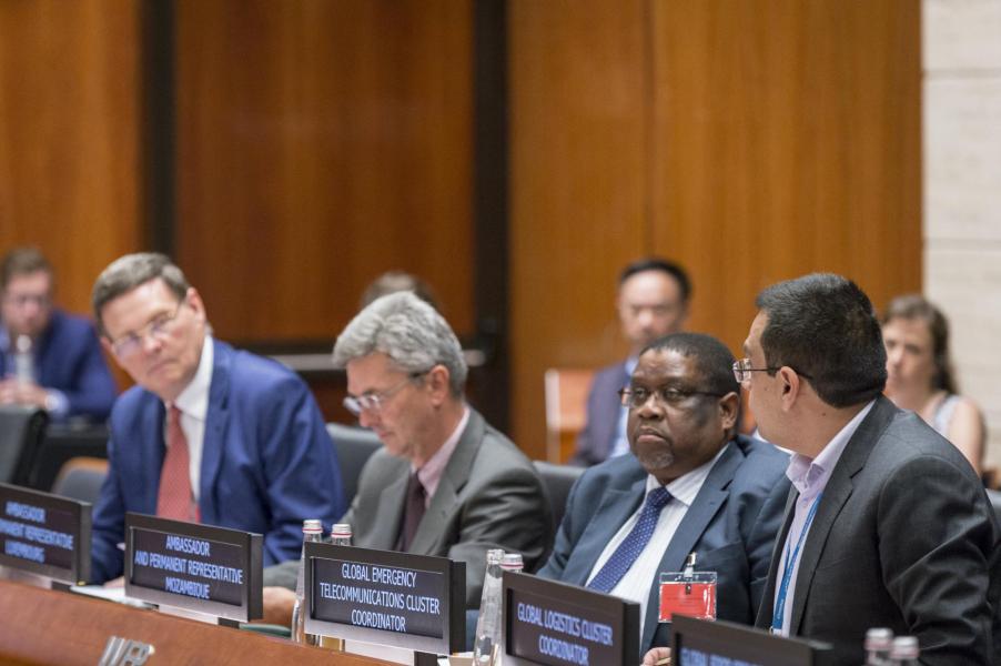 Belgium, Luxembourg and Mozambique co-hosted cluster side event: Coordination in Emergencies - The Role of Clusters_Photo Credit: WFP/Giulio D'Adamo