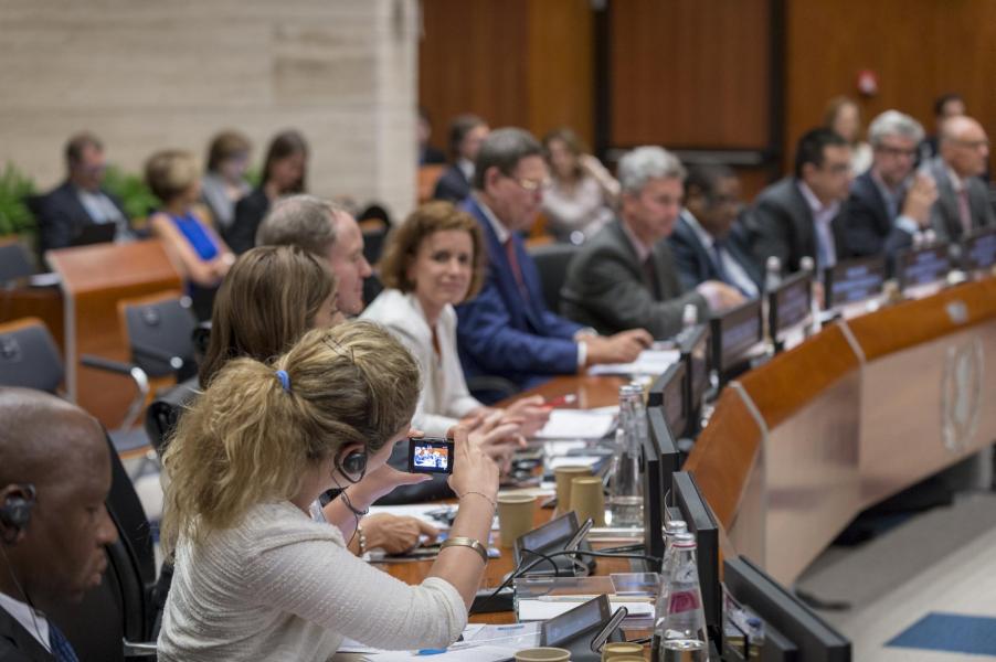Belgium, Luxembourg and Mozambique co-hosted cluster side event: Coordination in Emergencies - The Role of Clusters_Photo Credit: WFP/Giulio D'Adamo