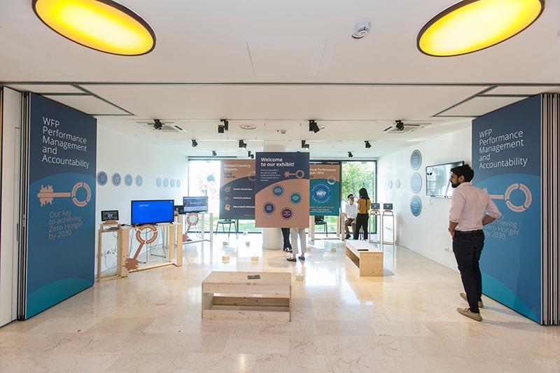 Exhibition on WFP Performance Management and Accountability_Photo Credit: WFP/Giulio Napolitano