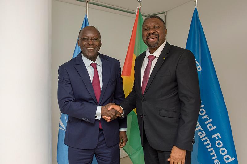 Meeting with His Excellency Jorge Lopes Bom Jesus, Prime Minister of Sao Tome and Principe, and Delegation