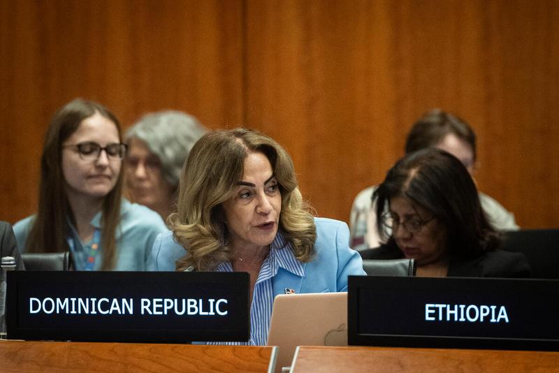 Intervention by H.E. Ada Francisca Hernandez Rivera, Ambassador and Permanent Representative of the Dominican Republic. Photo credit: WFP/Matteo Minnella