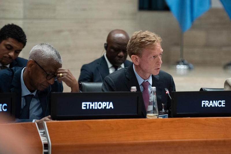 Intervention by H.E. Tanguy Stehelin, Ambassador and Permanent Representative of France. Photo credit: WFP/Daria Addabbo