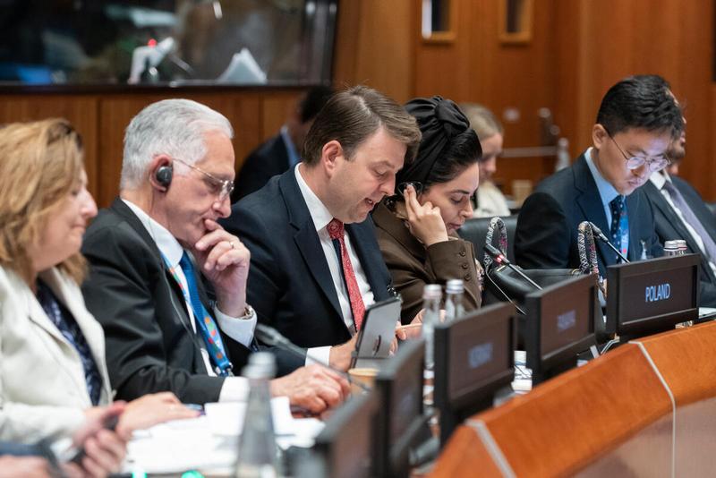 Intervention by Mr. Aleksander Michał Iwanicki, Permanent Representative of the Republic of Poland to WFP. Photo credit: WFP/Daria Addabbo