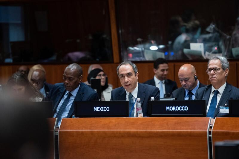Intervention by Mr. Benito Santiago Jiménez Sauma, Alternate Representative of Mexico to FAO. Photo credit: WFP/Daria Addabbo