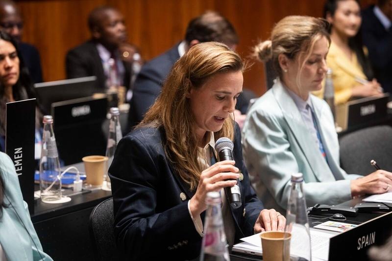 Intervention by the delegation of Spain. Photo credit: WFP/Matteo Minnella