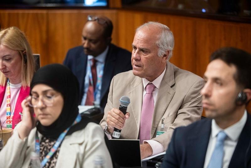 Intervention by the delegation of Peru. Photo credit: WFP/Matteo Minnella