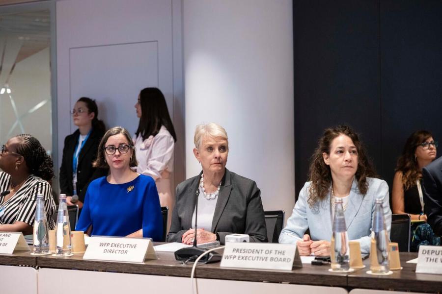 Side event on the margins of the Annual session of the Executive Board Not A Target: Working together to protect humanitarian personnel. Photo credit: WFP/Matteo Minnella