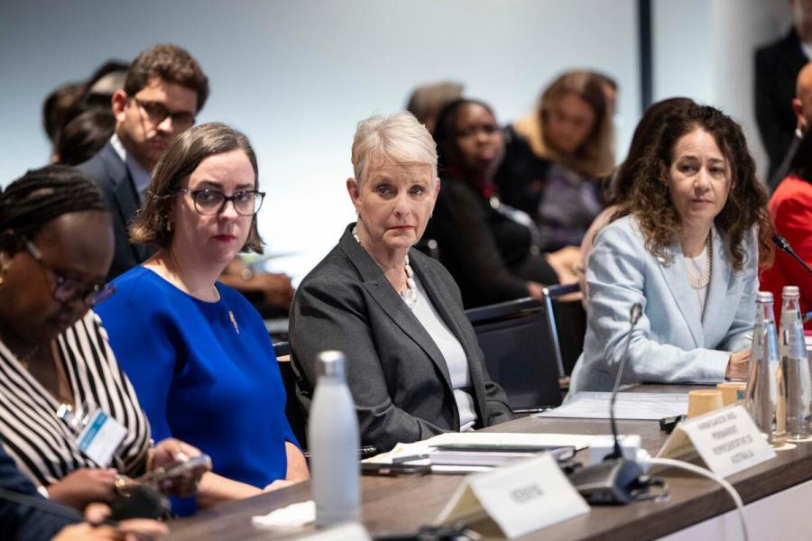 Side event on the margins of the Annual session of the Executive Board Not A Target: Working together to protect humanitarian personnel. Photo credit: WFP/Matteo Minnella