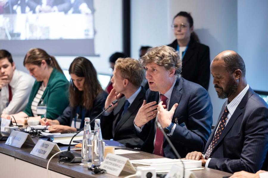 Side event on the margins of the Annual session of the Executive Board Not A Target: Working together to protect humanitarian personnel. Photo credit: WFP/Matteo Minnella