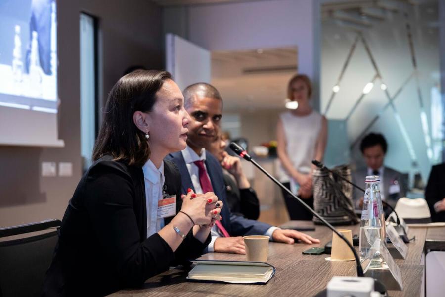 Side event on the margins of the Annual session of the Executive Board Not A Target: Working together to protect humanitarian personnel. Photo credit: WFP/Matteo Minnella