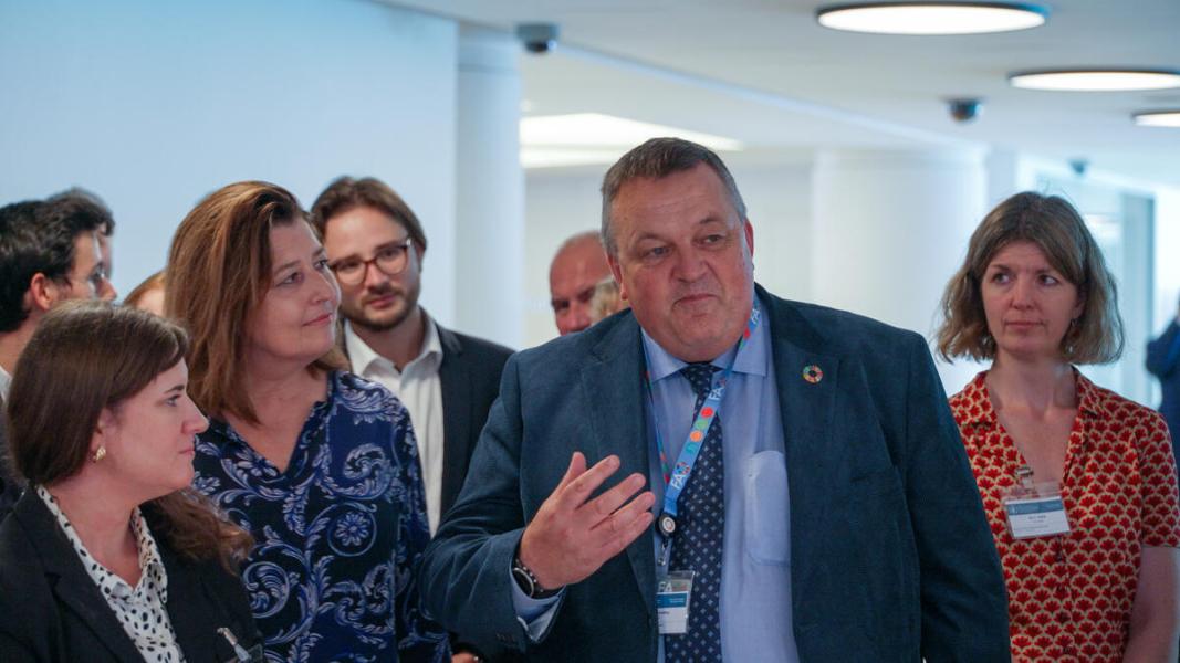 Exhibition on Ten Years of Anticipatory Action at WFP. Photo credit: WFP/Matteo Minnella