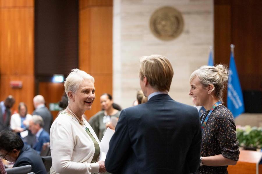 In the photo: Ms. Cindy McCain, Executive Director of the United Nations World Food Programme. Photo credit: WFP/Matteo Minnella