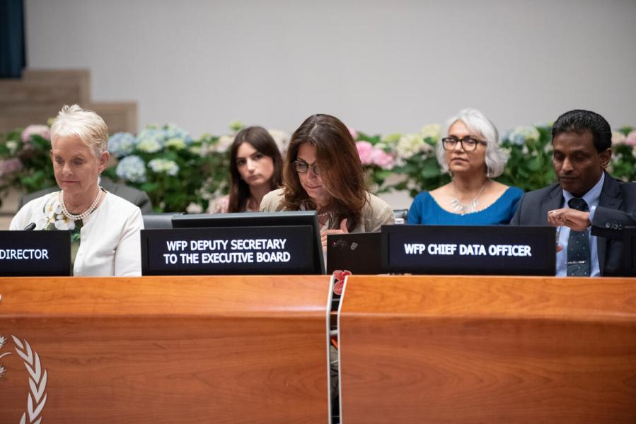 Harnessing Artificial Intelligence to accelerate WFP’s fight against hunger - Side event on the margins of the Annual Session of the Executive Board 2025. Photo credit: WFP/Daria Addabbo