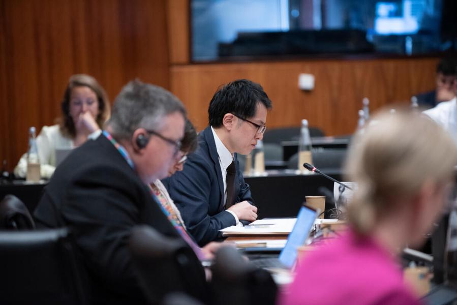 Intervention by the delegation of Japan. Photo credit: WFP/Daria Addabbo
