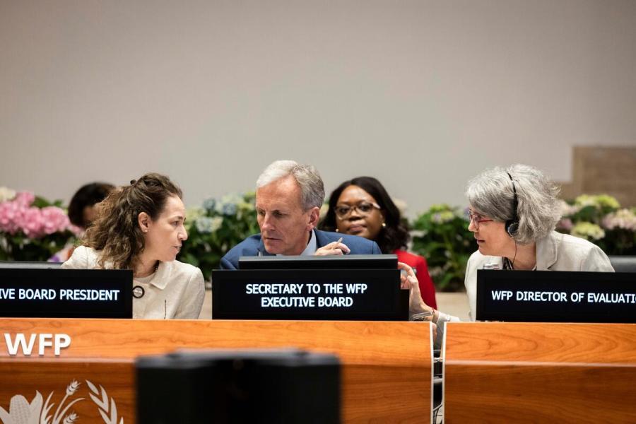 Key moments of the Annual session of the Executive Board. Photo credit: WFP/Matteo Minnella