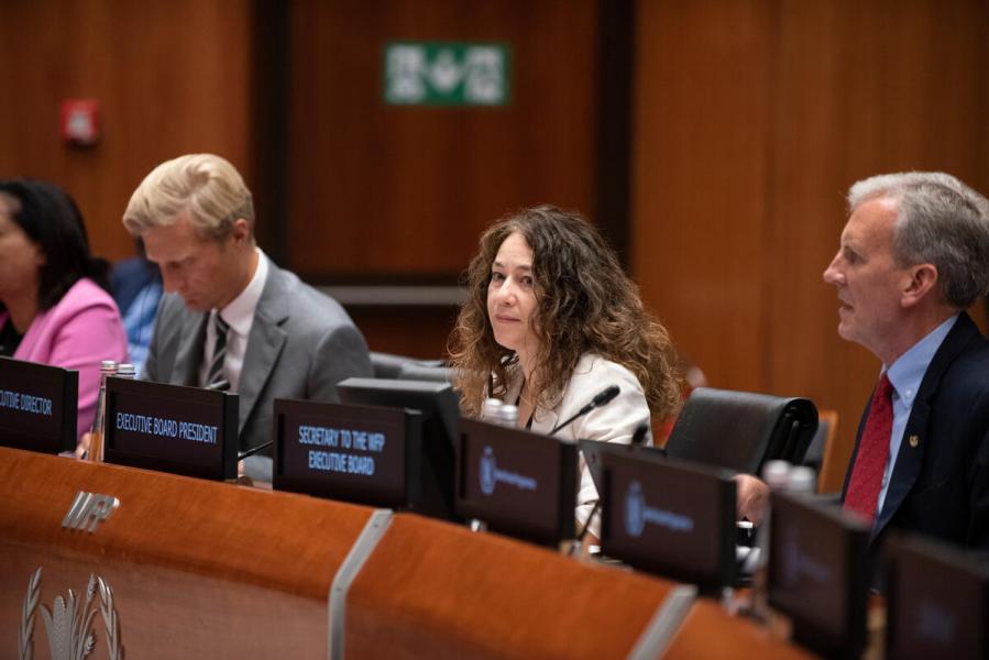 H.E. Ms. Elissa Golberg, Ambassador and Permanent Representative of Canada and President of the WFP Executive Board 2025. Photo credit: WFP/Daria Addabbo