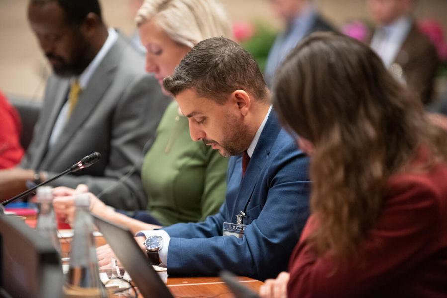 In the photo: intervention by the Delegation of Morocco.  © WFP/Daria Addabbo