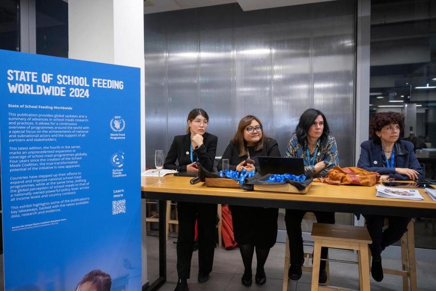 The School Meals Coalition  From Fortaleza Onwards: Fostering Resilience through Home-Grown School Feeding Programmes  Event organised at the initiative of the three Co-Chairs of the Coalition: Brazil, Finland and France and moderated by Mr. George Fominyen, Deputy Director Communications and Media. © WFP/Rein Skullerud