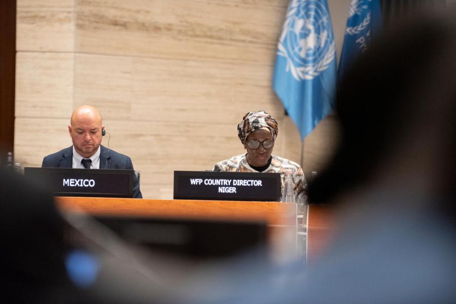 In the photo: intervention by Ms. Kinday Samba, WFP Country Director Niger. © WFP/Daria Addabbo