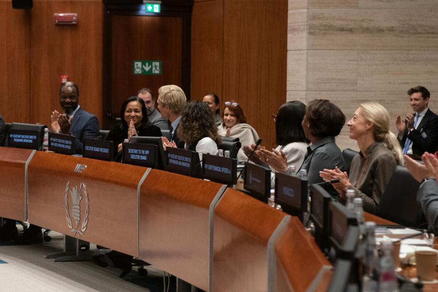 In the photo: intervention by Ms. Valerie Guarnieri, WFP Assistant Executive Director © WFP/Daria Addabbo