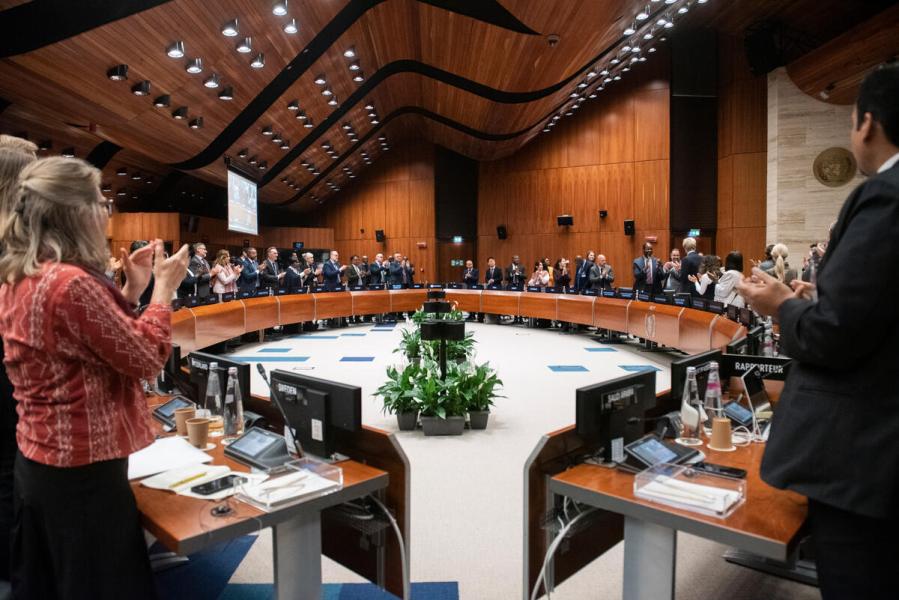 In the photo: Second Regular Session of the Executive Board. © WFP/Daria Addabbo