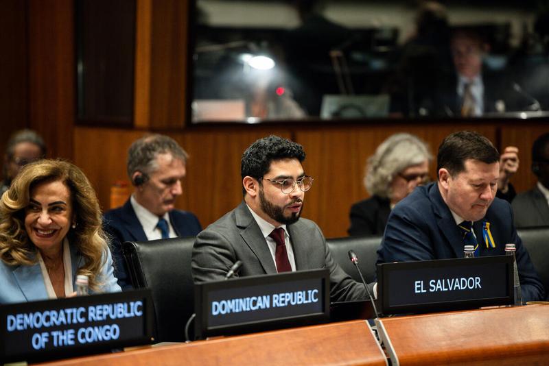 Intervention by the delegation of El Salvador. © WFP/Matteo Minnella