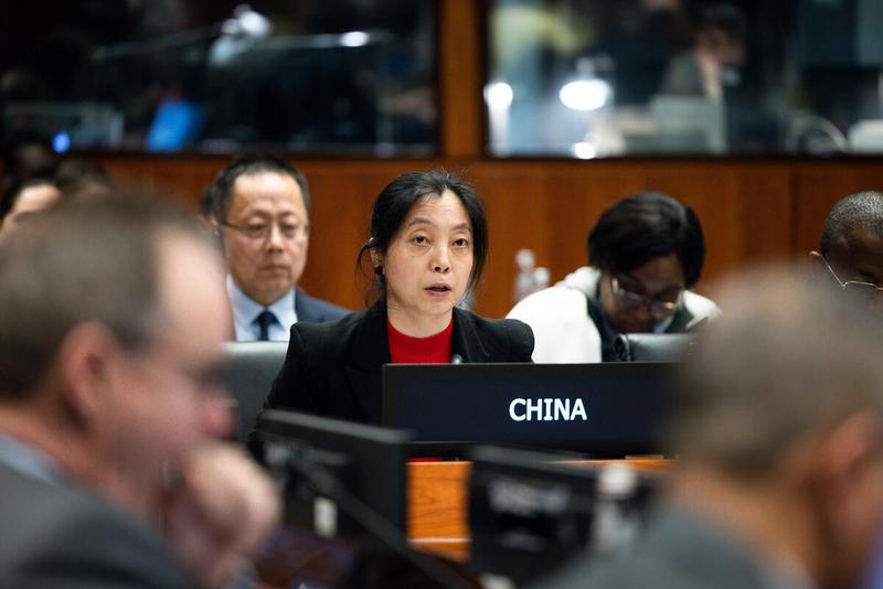 In the photo: intervention by the delegation of the Republic of China. © WFP/Matteo Minnella