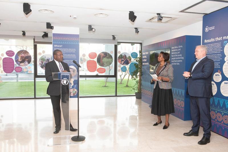 Side event: Exhibit launch, "Building Resilient Food Systems: Youth at the Heart of Change." © WFP/Daria Addabbo