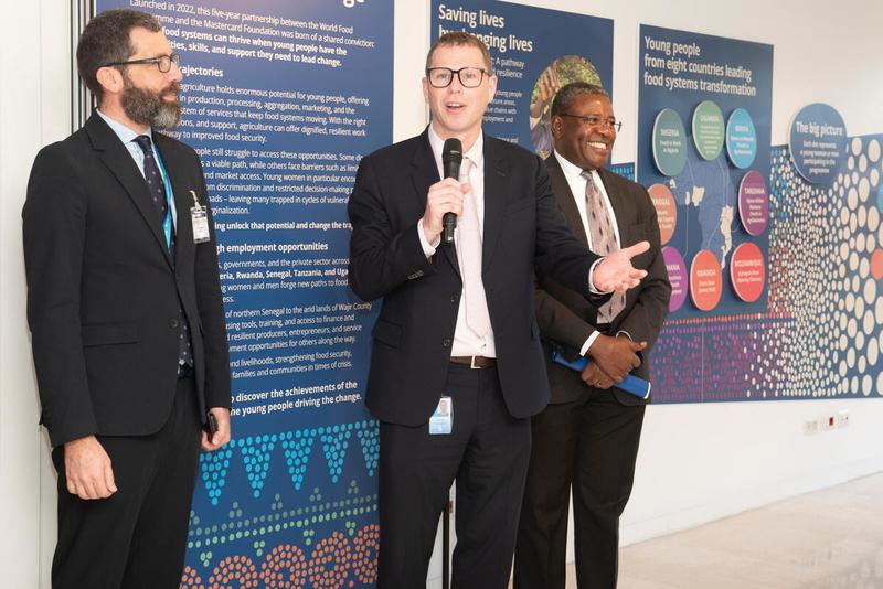 Side event: Exhibit launch, "Building Resilient Food Systems: Youth at the Heart of Change." © WFP/Daria Addabbo