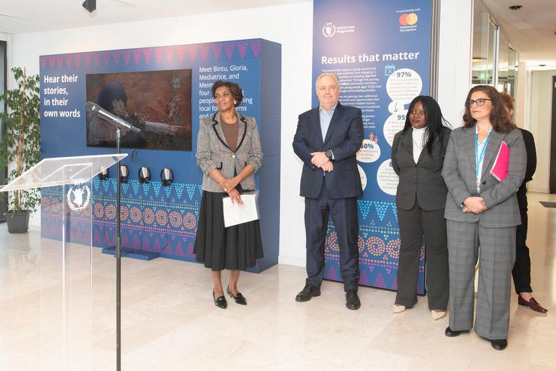 Side event: Exhibit launch, "Building Resilient Food Systems: Youth at the Heart of Change." © WFP/Daria Addabbo