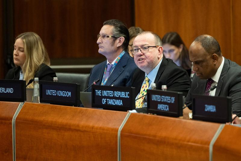 Intervention by the delegation of the United Kingdom. © WFP/Matteo Minnella