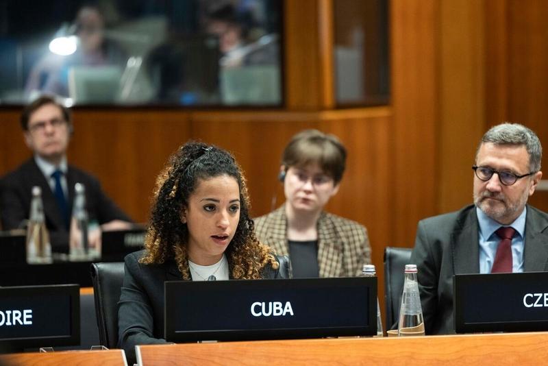 Intervention by  the delegation of Cuba. © WFP/Matteo Minnella