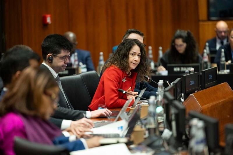 Intervention by H.E. Elissa Golberg, Ambassador and Permanent Representative of Canada. © WFP/Matteo Minnella
