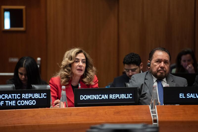 Intervention by H.E. Ada Francisca Hernandez Rivera, Ambassador and Permanent Representative of the Dominican Republic. © WFP/Daria Addabbo