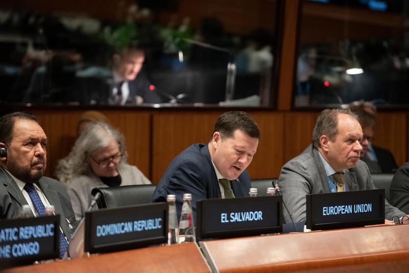 Intervention by H.E. Mr. Martin Selmayr Ambassador and Permanent Representative of the European Union. © WFP/Daria Addabbo