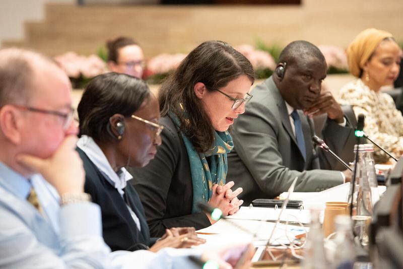 In the photo: intervention by the delegation of the United States of America © WFP/Daria Addabbo