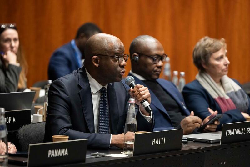 Intervention by the delegation of Haiti. © WFP/Matteo Minnella